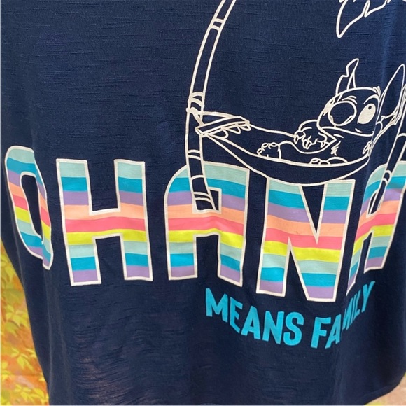 NWOT Disney Stitch Pajama Shirt - Picture 3 of 4